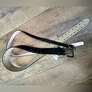 Elegant Black and Pink Women's Belt